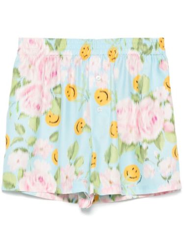 Short à fleurs imprimées - Moschino - Modalova