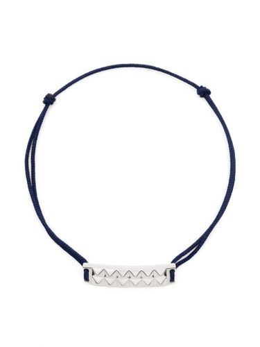 Buff-top pyramid-guilloché bracelet - Le Gramme - Modalova