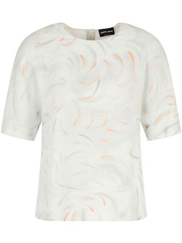 Polo en soie de mûrier - Giorgio Armani - Modalova