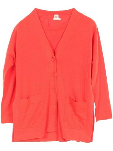 Ensemble cardigan-t-shirt à logo H brodé (années 2010) - Hermès Pre-Owned - Modalova