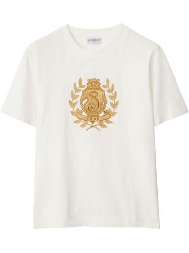 T-shirt B Crest en coton - Burberry - Modalova