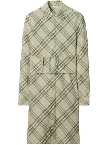 Robe-chemise à carreaux - Burberry - Modalova