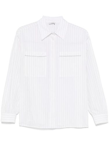 Peserico chemise à rayures - Blanc - Peserico - Modalova