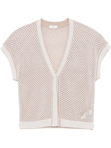 Cardigan en maille ajouré - Peserico - Modalova