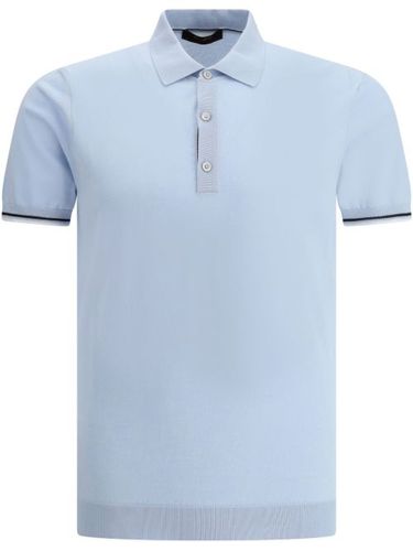 Moorer polo en piqué - Bleu - Moorer - Modalova