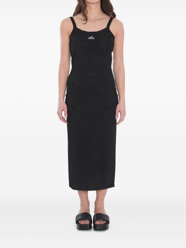 Robe-nuisette en résille à logo 3D - Alexander Wang - Modalova