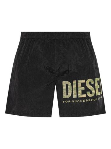 Short de bain à logo imprimé - Diesel - Modalova