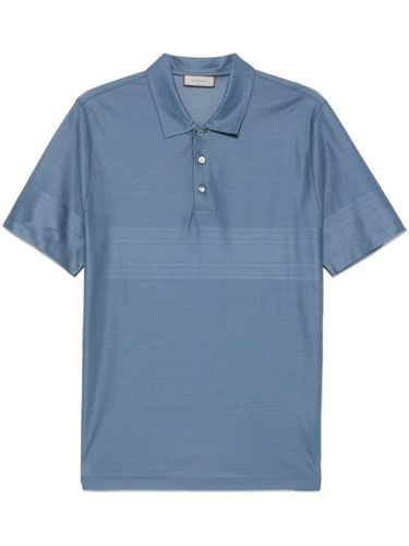 Canali polo en coton - Bleu - Canali - Modalova