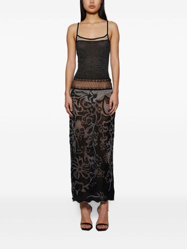 Robe mi-longue à imprimé abstrait - / - Roberta Einer - Modalova