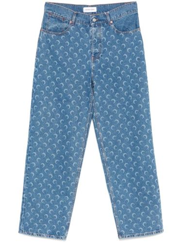 Marine Serre jean Moon Laser - Bleu - Marine Serre - Modalova