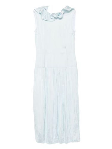 Robe longue à col volanté - Jil Sander - Modalova