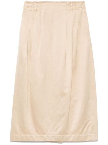Jupe en satin à coupe mi-longue - Peserico - Modalova