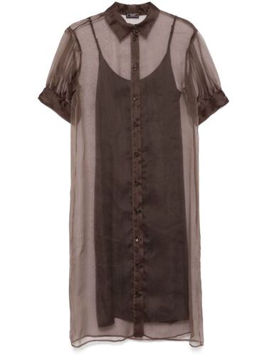 Robe-chemise à effet de transparence - Peserico - Modalova