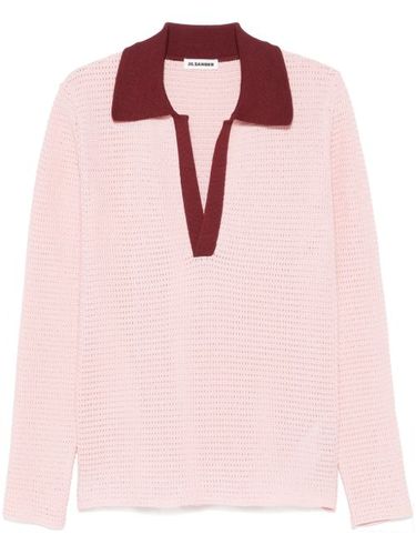 Jil Sander polo en maille - Rose - Jil Sander - Modalova