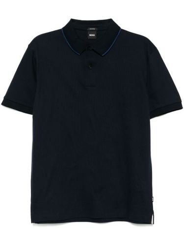 BOSS polo en coton - Bleu - BOSS - Modalova