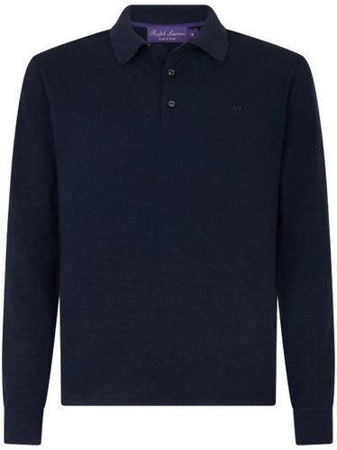 Polo à logo brodé - Ralph Lauren Purple Label - Modalova