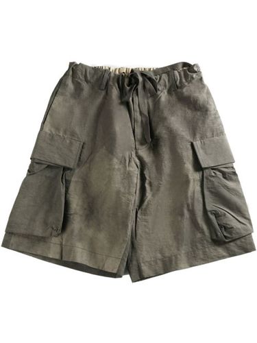 Faded-effect cargo shorts - Uma Wang - Modalova