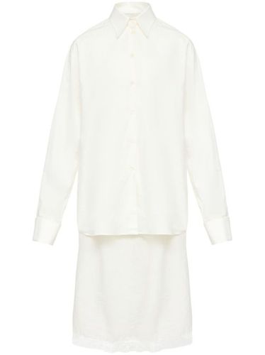 Robe-chemise à coupe mi-longue - MM6 Maison Margiela - Modalova