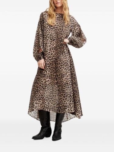 AllSaints robe Laia - Marron - AllSaints - Modalova