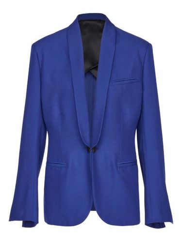 Ferragamo blazer en soie - Bleu - Ferragamo - Modalova