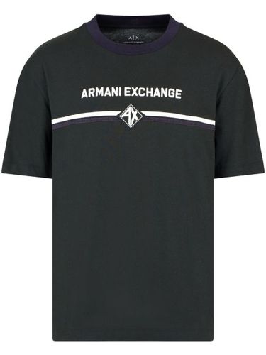 T-shirt à logo appliqué - Armani Exchange - Modalova