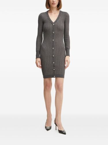 Robe mi-longue en maille torsadée - GUESS USA - Modalova
