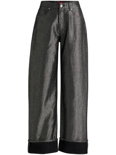 Jean métallisé à taille haute - HUGO - Modalova