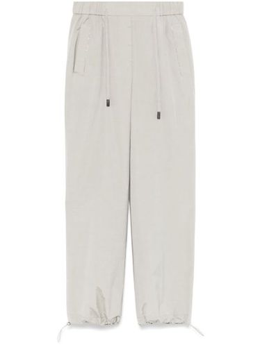 Pantalon droit Punto Luce à détail de chaîne - Peserico - Modalova