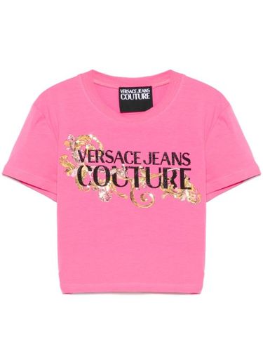 T-shirt Crystal Outline Barocco - Versace Jeans Couture - Modalova