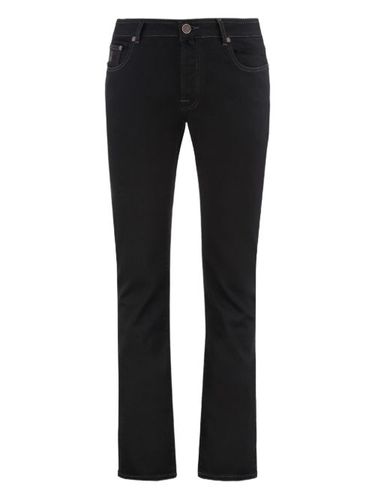 Moorer jean à patch logo - Noir - Moorer - Modalova