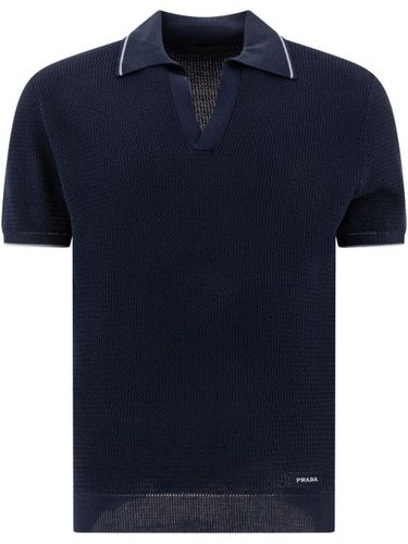 T-shirt en maille texturée - Prada - Modalova