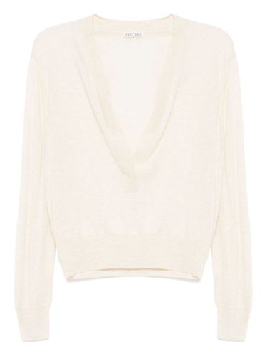 Haut transparent à col tunisien - Recto - Modalova