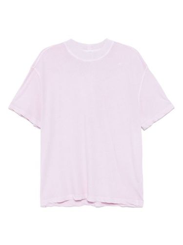 T-shirt en coton à effet délavé - Recto - Modalova