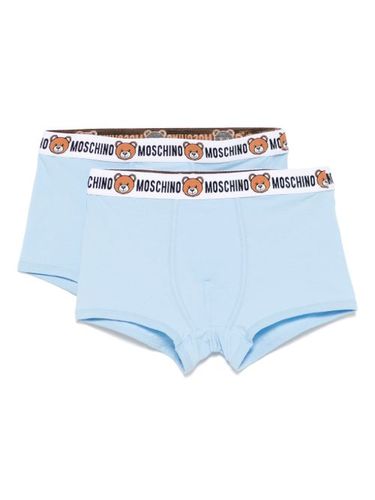 Lot de deux boxers à logo ourson imprimé - Moschino - Modalova
