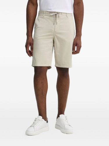 Short en coton à lien de resserrage - BOSS - Modalova