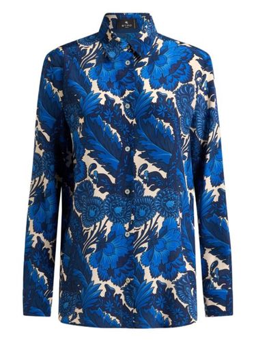 Chemise boutonnée à fleurs - ETRO - Modalova