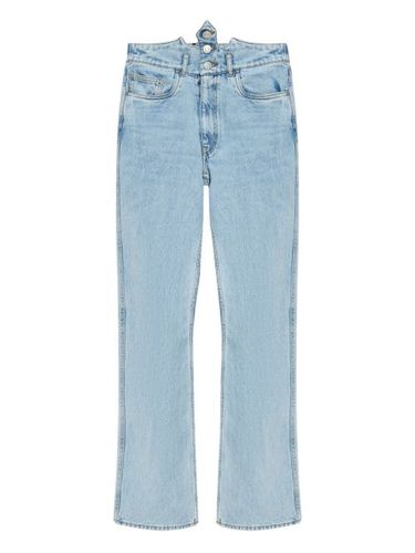 Coperni jean à plaque logo - Bleu - Coperni - Modalova