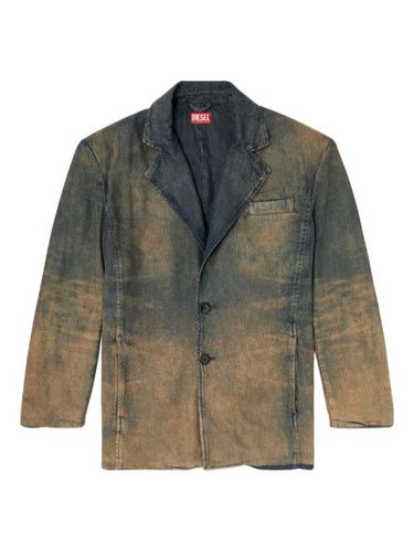 Blazer en jean à effet usé - Diesel - Modalova