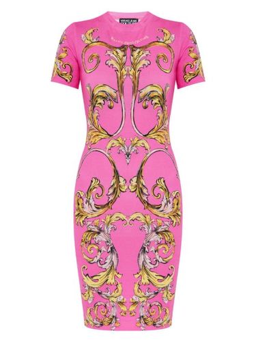 Robe t-shirt courte Outline Barocco - Versace Jeans Couture - Modalova