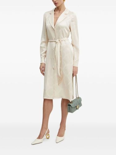 Robe imprimée à taille ceinturée - TWINSET - Modalova