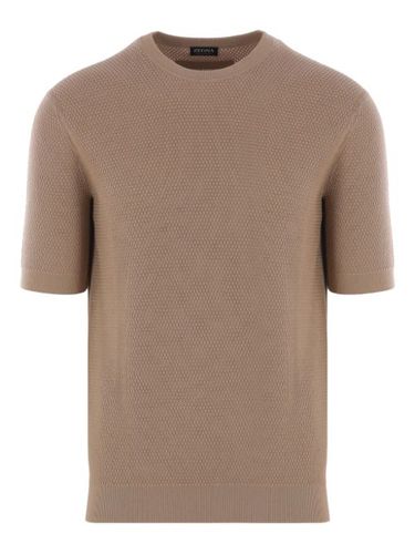 T-shirt à patch logo - Zegna - Modalova