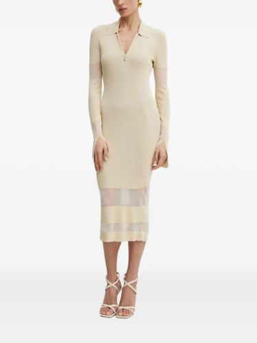 Robe zippée à empiècements côtelés - Patrizia Pepe - Modalova