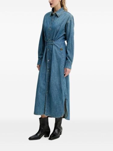 Robe-chemise en jean à taille ceinturée - G-Star RAW - Modalova