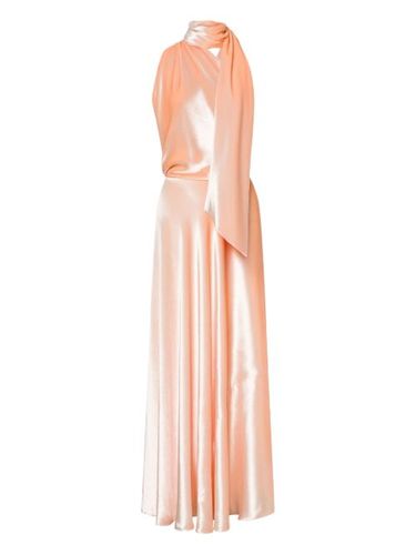 Robe longue à fini satiné - Alberta Ferretti - Modalova