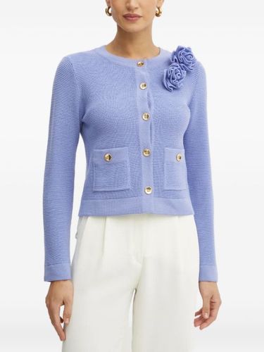 Cardigan à appliqués fleurs - LUISA SPAGNOLI - Modalova