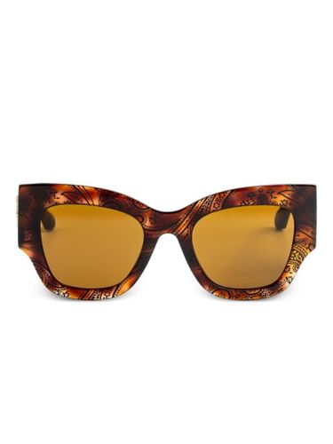 Lunettes de soleil à monture papillon - ETRO - Modalova