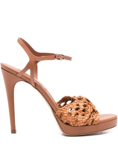 Sandales en cuir à talon 100 mm - Casadei - Modalova