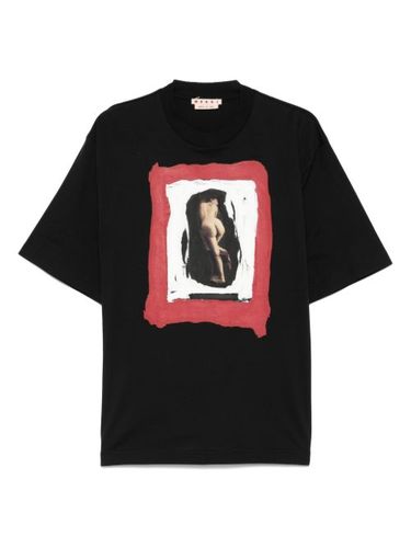 Marni t-shirt à effet peint - Noir - Marni - Modalova