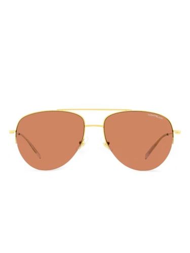 Lunettes de soleil MB0074S - Montblanc - Modalova