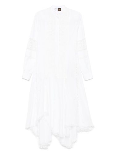 Robe mi-longue à empiècements en dentelle - LOEWE - Modalova